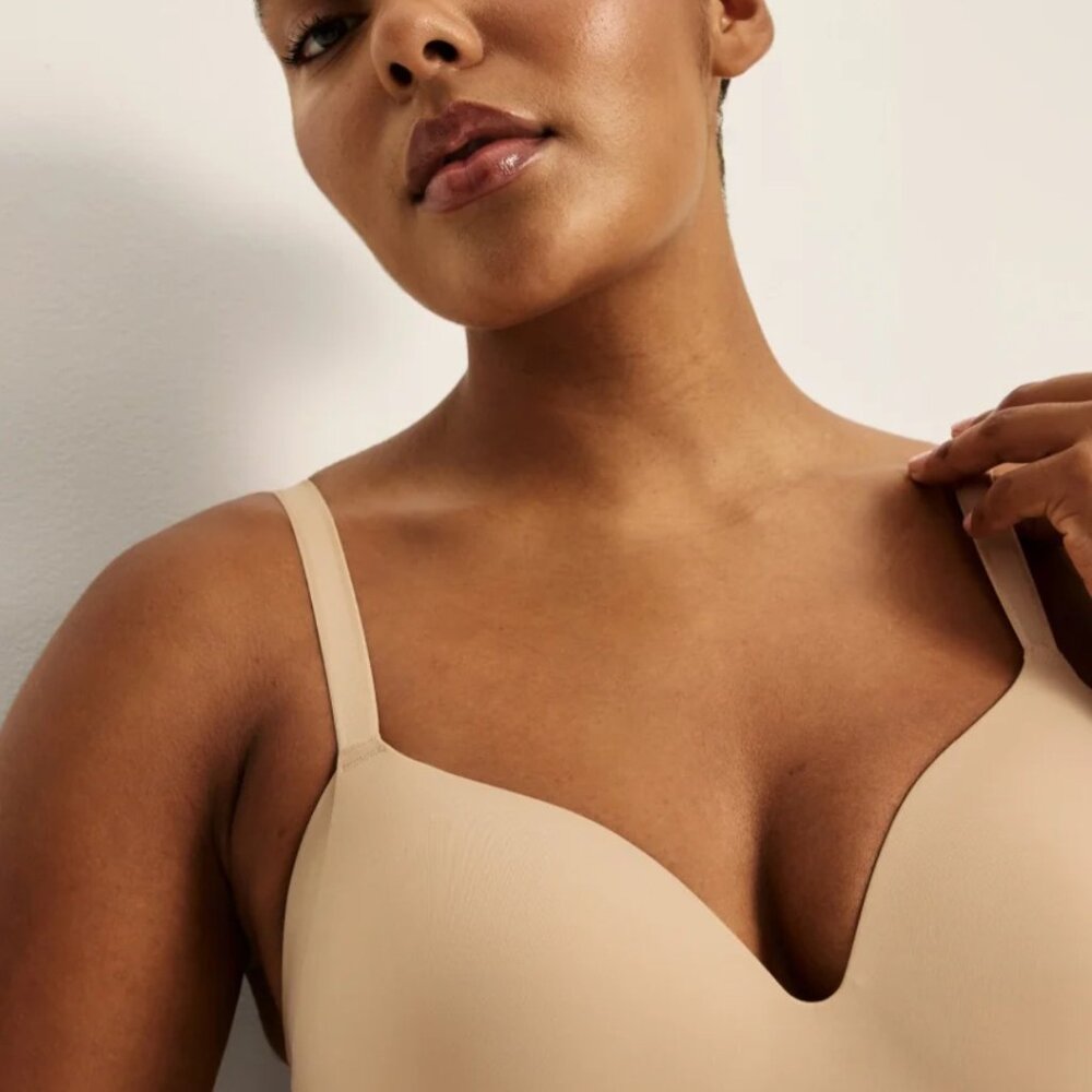 NWT KNIX WingWoman Contour Bra sz 8 Nude